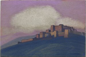 قلعة التبت ، 1936 بواسطة نيكولاس رويريتش