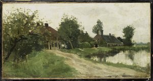 بالقرب من Breukelen على نهر Vecht بواسطة نيكولاس باسترت