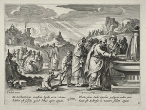 قصة أليشع بواسطة Nicolaes Rijckmans