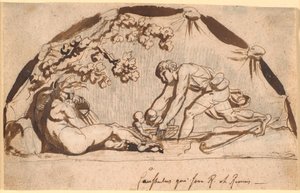 مكتشف Hyrden Faustulus Romulus و Remus بواسطة نيكولاي أبراهام أبيلدغارد