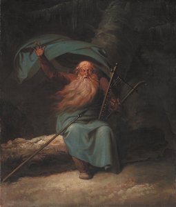 أوسيان يغني أغنية بجعة ، 1780-1782. بواسطة نيكولاي أبراهام أبيلغارد