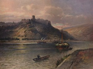 Ruine Rheinfels ، قلعة راينفيلز ، 1923.