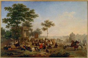 القداس في البلاد المحيطة بروما بواسطة نيكولاس أنطوان توناي