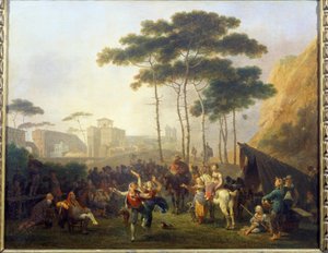 لوحة راقصة لنيكولاس توناي (1755-1830) ريمس من القرن التاسع عشر ، متحف الفنون الجميلة بواسطة نيكولاس أنطوان توناي
