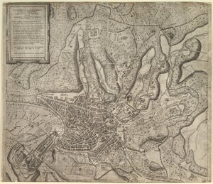 منظر لروما من الغرب ، 1557