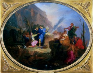 نوح التضحية ، c1688-1736 بواسطة نيكولاس برتين