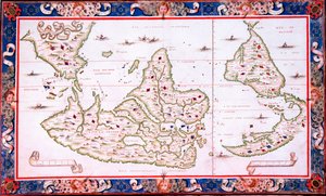 خريطة العالم بواسطة نيكولاس ديسلينس