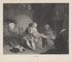 مساء مساء ، 1780. بواسطة نيكولاس فرانسوا ريجنو