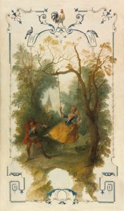 الأرجوحة، حوالي 1723-1727 (زيت على قماش) بواسطة نيكولاس لانكريت