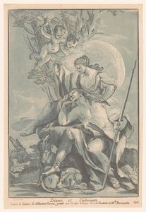 ديانا مثل Endymion ديانا وإنديميون (العنوان على الكائن) مجلس الوزراء كروزات (عنوان المسلسل) مجموعة مطبوعات من أجمل اللوحات ومن أجمل التصاميم الموجودة في فرنسا (عنوان المسلسل) بواسطة سيباستيانو كونكا