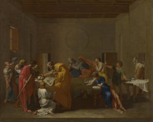 سبعة أسرار: Unction Unction ، ca 1637-1640 بواسطة نيكولاس بوسين