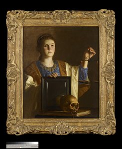 الحقيقة تقدم مرآة لأهالي العالم ، c.1630 بواسطة نيكولاس تورنييه