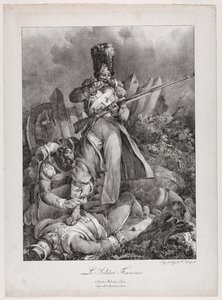 الجندي الفرنسي Le Soldat français ، 1818. بواسطة الكسندر جبرائيل (بعد) ديكامبس