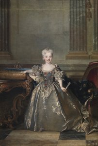 إنفانتا ماريانا فيكتوريا الإسبانية ، 1724 بواسطة نيكولاس دي لارجيليير