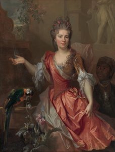 صورة لامرأة ، ربما مدام كلود لامبرت دي ثوريني ... ، 1696.