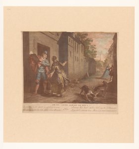 التقى Straatgezicht مع رجل قابل boek أو لا يعرف أبدًا كل شيء (العنوان على الكائن) Fabels van Jean de La Fontaine (عنوان السلسلة) جناح مطبوعات جديدة لحكايات La Fontaine (عنوان السلسلة) بواسطة م روي