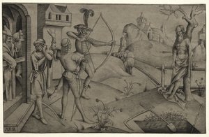 أبناء الملوك يطلقون النار على جسد آبائهم الميت ، 1495-1504. بواسطة نيكولاس ألكسندر ماير من لاندشوت