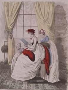 فساتين الصباح من معرض الأزياء لنيكولاس هايدلوف ، المجلد الثاني ، يناير 1799 (طباعة) بواسطة نيكولاس فون هايدلوف