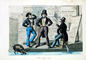 The Soap-lorks ، حوالي 1840 (ألوان مائية على ورق) بواسطة نيكولينو كاليو