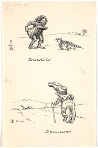 مسودتان لأغنية "The Fat Cat" بواسطة نيلز سكوفجارد