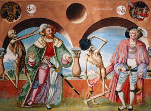 Death, Duke and Count from the Dance of Death cycle by Albrecht Kauw