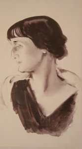 صورة للشاعرة آنا أخماتوفا 1889-1966 ، 1928 بواسطة نيكولاي أدريانوفيتش تيرسا