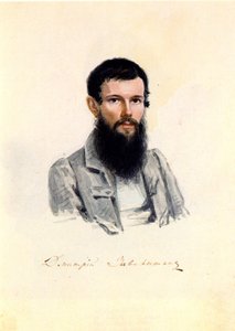 صورة ل Decembrist ديمتري Zavalishin 1804-1892 ، 1839 بواسطة نيكولاي ألكسندروفيتش بستوزهيف