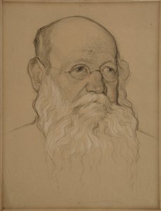 صورة الكونت الثوري Pyotr A. Kropotkin 1842-1921 ، 1920-1921