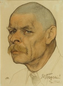 صورة للمؤلف مكسيم غوركي 1868-1939 ، 1921