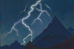 نداء السماء. البرق ، 1935-1936 بواسطة نيكولاي كونستانتينوفيتش ريريش