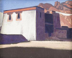 دير شروجون ، التبت ، 1928 بواسطة نيكولاي كونستانتينوفيتش ريريش