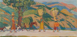 سابين هيلز ، 1909-1912 بواسطة نيكولاي بافلوفيتش أوليانوف