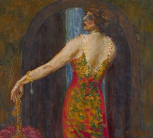 صورة Evfimia Nosova ، ني ريابوشينسكايا 1881-1960 بواسطة Nikolai Petrovich Feofilaktov