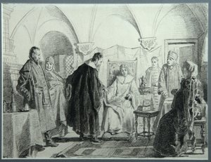 ماريا إيفانوفنا خلوبوفا ، عروس القيصر ميخائيل فيودوروفيتش ، 1884 بواسطة نيكولاي فاسيليفيتش نيفريف
