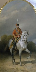 صورة للإمبراطور ألكسندر الثالث 1845-1894 في زي فوج الحصار لحرس ليب ، 1881 بواسطة نيكولاي إيجوروفيتش سفيرشكوف