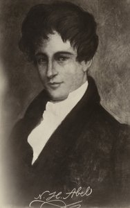 نيلز هنريك أبيل (1801-1829) ، عالم رياضيات نرويجي بواسطة المدرسة النرويجية