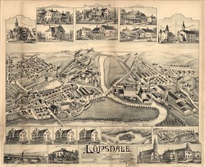 لونسديل ، رود آيلاند ، 1888. بواسطة أوه بيلي وشركاه