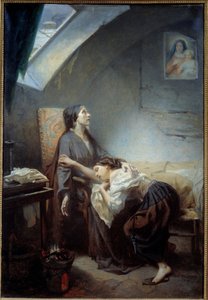 الأسرة التعيسة. رسم أوكتاف تاسايرت (1800-1874) 1849 صن. 1،15x0،76 م باريس ، متحف دورسيه