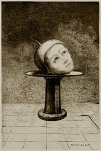 على الوعاء بواسطة Odilon Redon