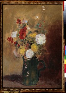 باقات من الزهور رسم أوديلون ريدون (1840-1916) القرن التاسع عشر ، بوردو ، متحف الفنون الجميلة بواسطة Odilon Redon