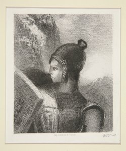 Br؟ nnhilde ، واجهة أخت La Revue Wagnerienne بواسطة Odilon Redon