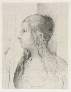Brünnhilde في فيلم Twilight of the Gods بواسطة Odilon Redon