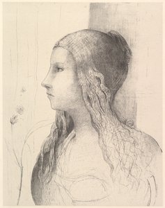 برونهيلد ، شفق الآلهة ، 1894. بواسطة Odilon Redon