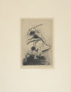 قابيل وهابيل بواسطة Odilon Redon
