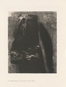 إنه الشيطان بواسطة Odilon Redon