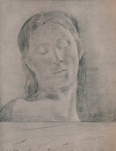 عيون مغلقة ، ج 1890 ، 1946 بواسطة Odilon Redon