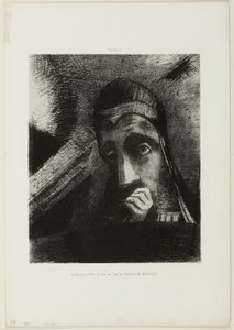 وجه الغموض (في حلمي رأيت في السماء وجهًا من الغموض) ، اللوحة 1 من Homage to Goya بواسطة Odilon Redon