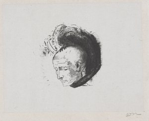 واجهة كتاب "الحركة المثالية في الرسم" بقلم أندريه ميليريو بواسطة Odilon Redon