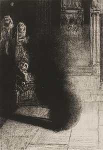 واجهة لوحة Les Flambeaux noirs بواسطة Emile Verhaeren بواسطة Odilon Redon