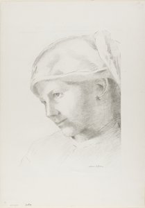 بنت بواسطة Odilon Redon